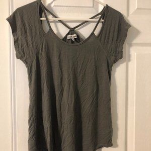 Tee with cuts